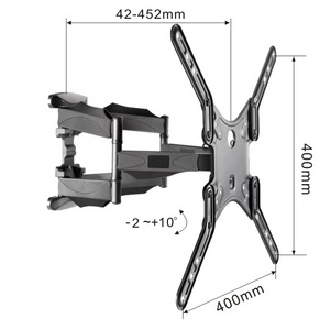 Tlit Full Motion 32"-55" Inch LED/LCD Remote Retractable Ceiling Control TV Mount