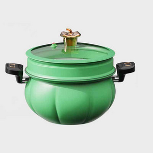 Large Capacity 8L Pressure Pot Iron Cookware Stone Non Stick Coating Micro Pressure Cooker