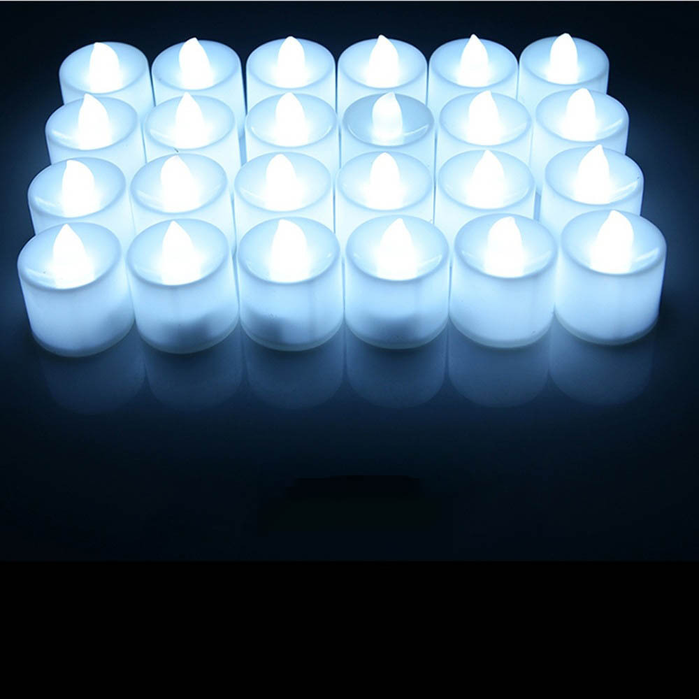 Flameless Tea Light Candle Artificial Battery Operated Candles Bulk Big Diameter Flickering