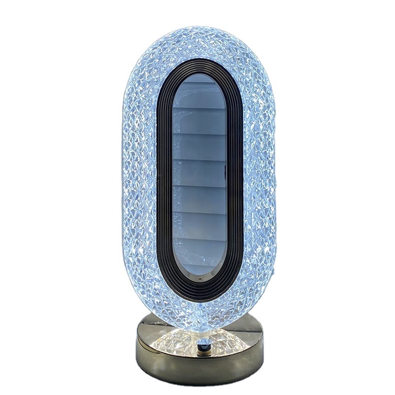 Morden Style Luxury Led Touch Modern Crystal Table Lamp For Bedroom Restaurant Bar