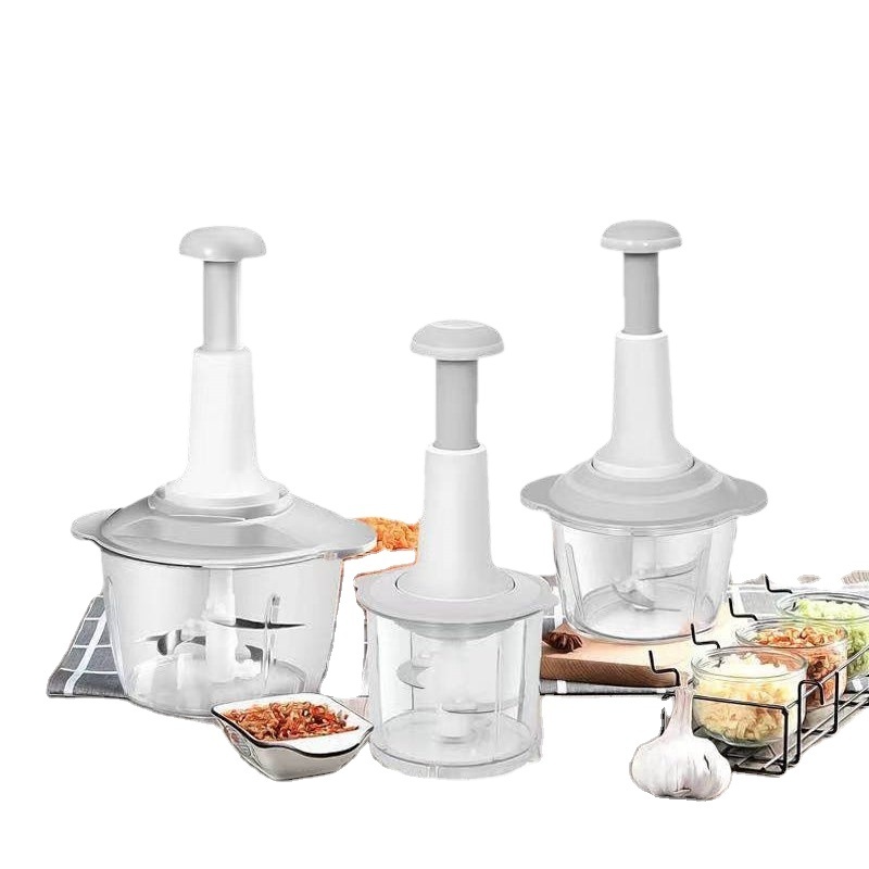 Kitchen accessories stainless steel multifunctional handheld food chopper meat grinder vegetable onion press