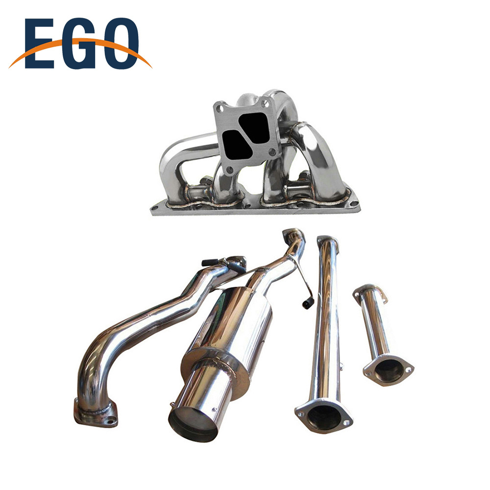 16G TURBO EXHAUST MANIFOLD CATBACK 02-06 7 8 9 4G63T FOR MITSUBISHI EVO/EVOLUTION