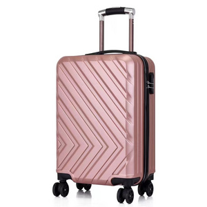 Wholesale durable made stainless steel ABS rod aluminum frame luxury suitcase for 20 inch