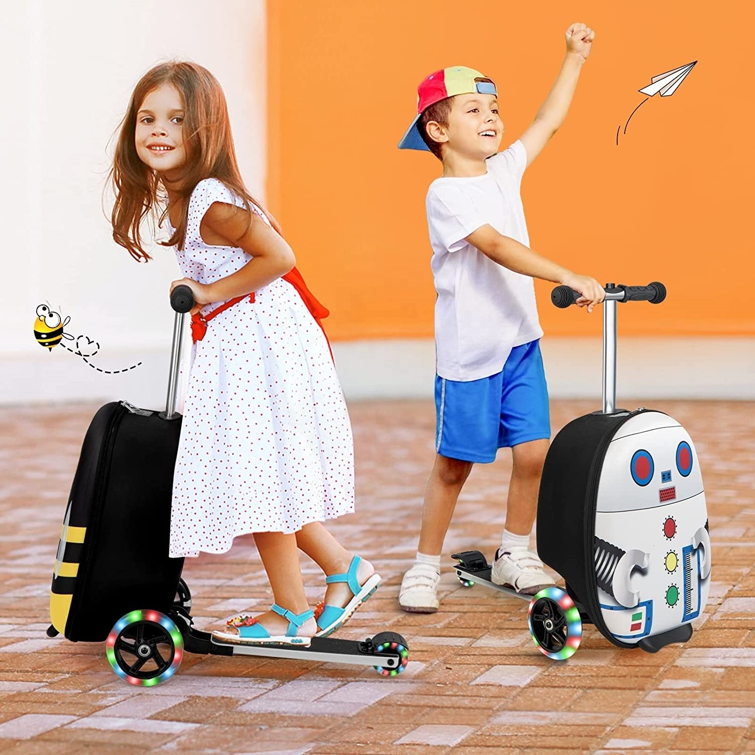 Luggage Kids 20 inch EVA carry-on luggage kids scooter suitcase Luggage Travel for Wholesale Promotional