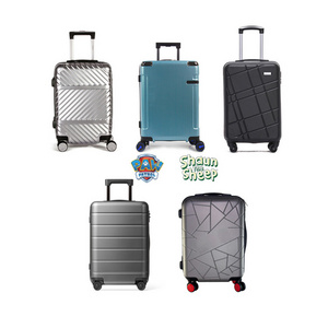 RPET Recycled Material 100% Recycled Plastic Material PET Hard Shell Custom Design ABS Rolling Suitcase Luggage