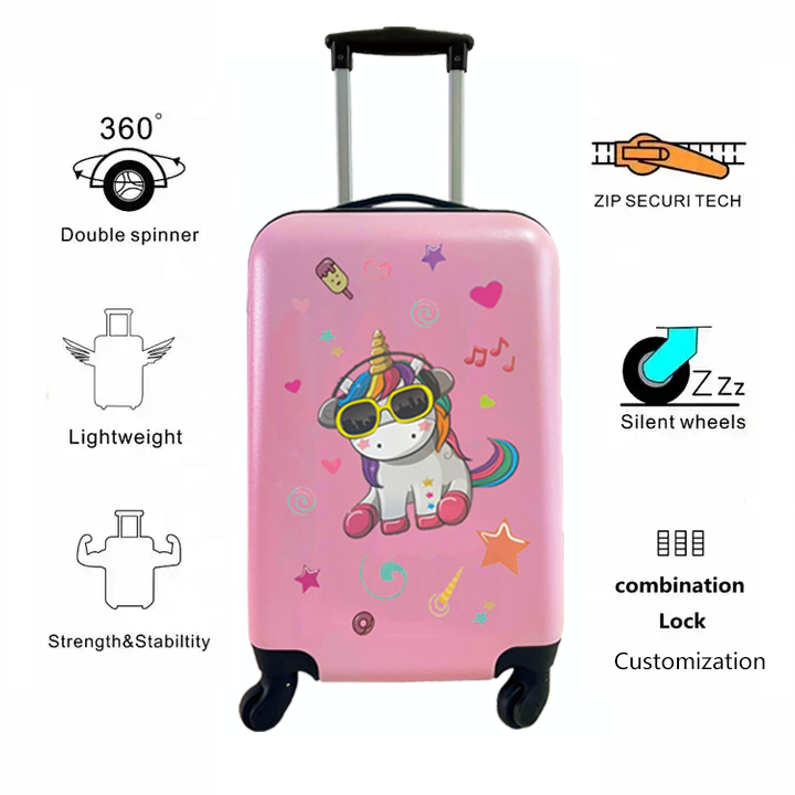 pc luggage Travel carry on travel luggage hard suitcase lightweight custom trolley case luggage bag for unisex