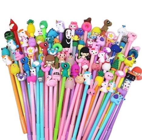 Hot Selling Promotional Cute Gel Pen 0.5mm Korean Stationery Cute Pen School Supplies Carton Manufacturer Kawaii Pen