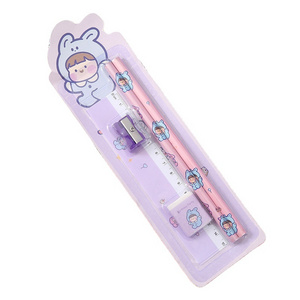 Kindergarten Elementary School Stationary Set 5pcs Cute Stationary Supplies Children's Birthday Stationary Gift Set