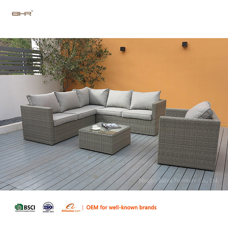 BHR Patio furniture set Rattan furniture Garden Sofas Wicker balcony furniture outdoor