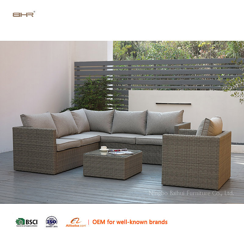 BHR Patio furniture set Rattan furniture Garden Sofas Wicker balcony furniture outdoor