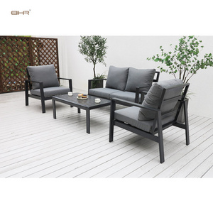 BHR Cast Aluminum Metal Garden Furniture Patio Conversation Furniture Set Garden Furniture