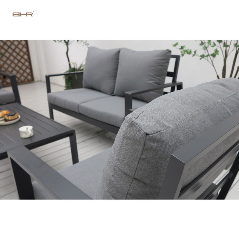 BHR Cast Aluminum Metal Garden Furniture Patio Conversation Furniture Set Garden Furniture