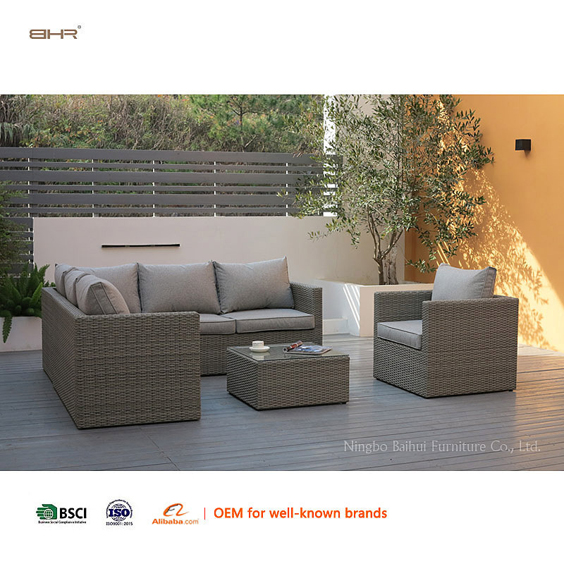 BHR Patio furniture set Rattan furniture Garden Sofas Wicker balcony furniture outdoor