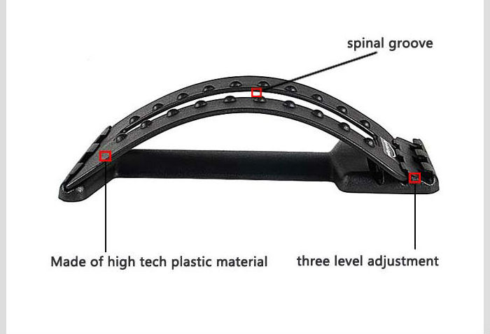 popular products 2024 Adjustable back  lumbar support Orthopedic Back Massager Stretcher and massage mattress for body massager