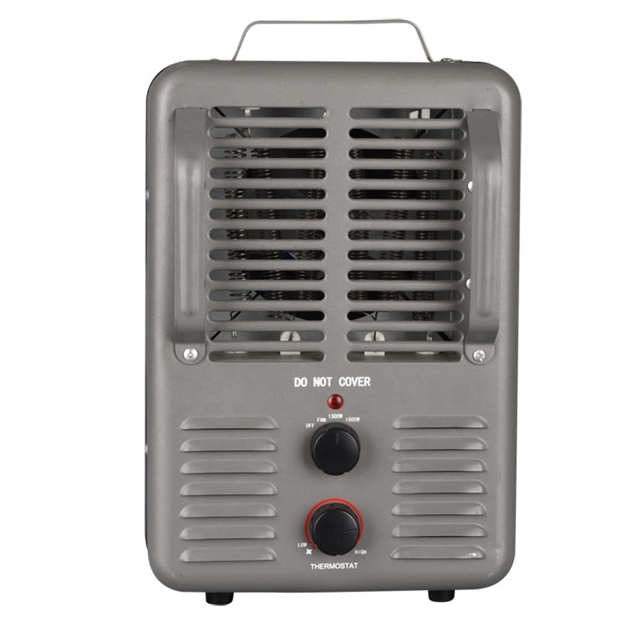 Electric Space Desk Fan Heater With 1500W