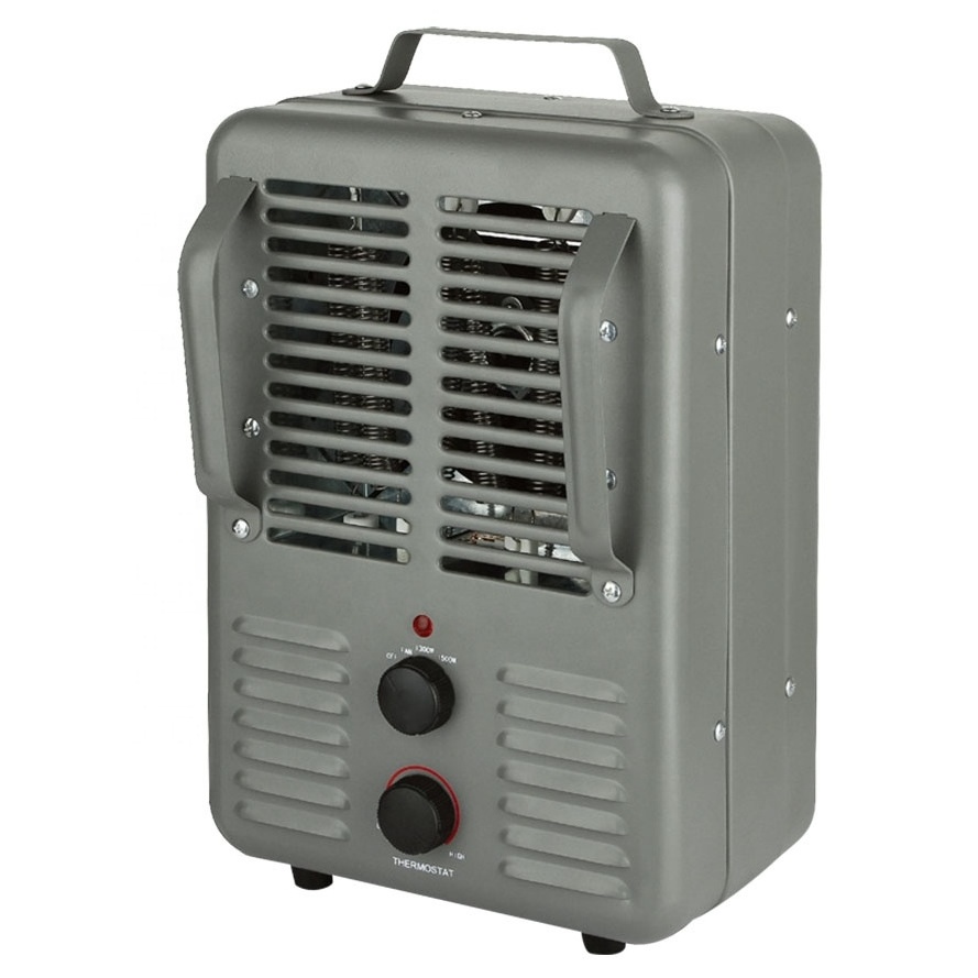 Electric Space Desk Fan Heater With 1500W