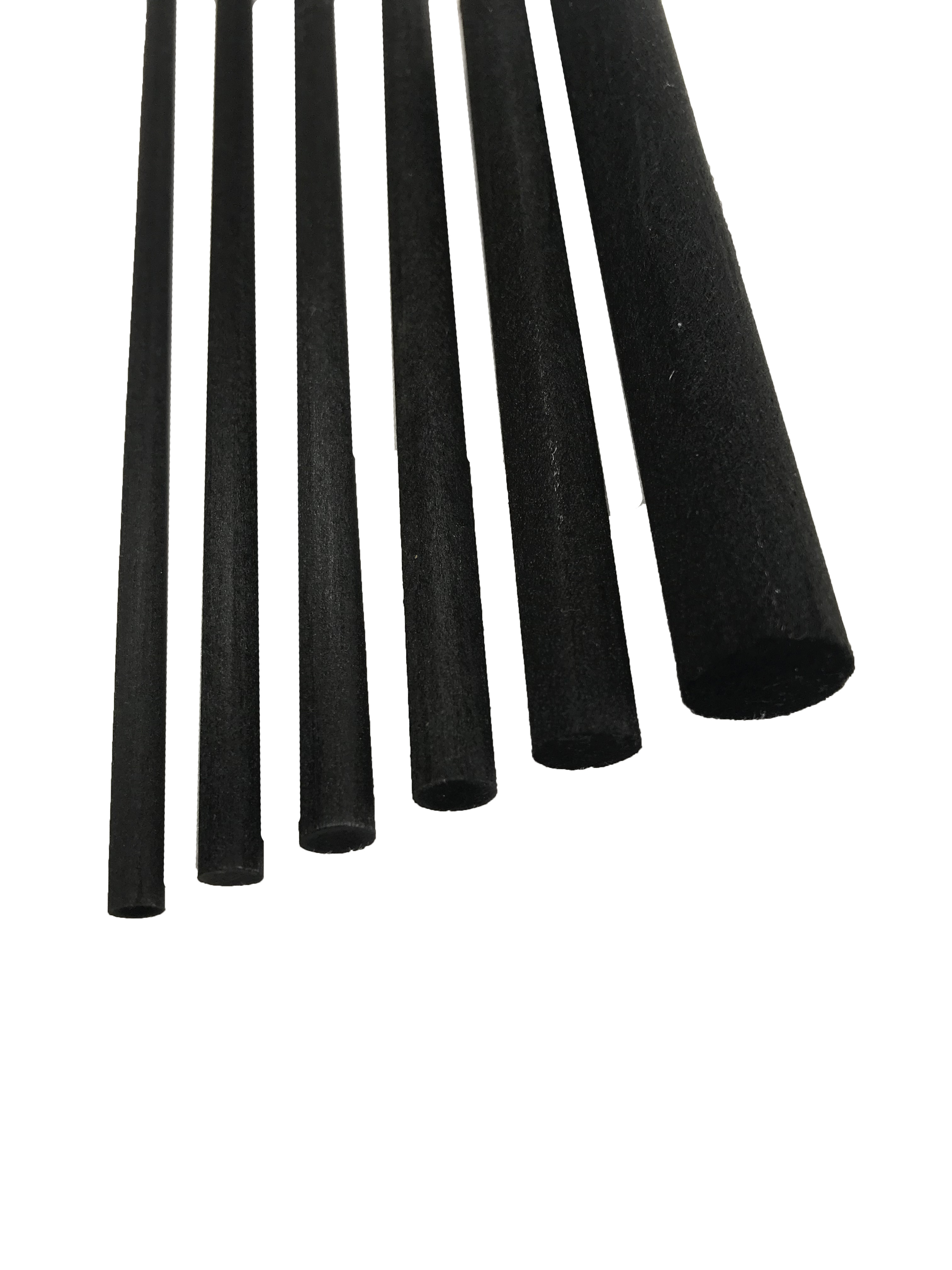 6mm 7mm 8mm Big Diameter Eco-Friendly No Glue China Black Fiber Reed Diffuser Sticks