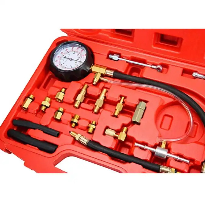 car meter tools fuel injector fuel pump Pressure Tester Gauge Kit engine compressor tester for car