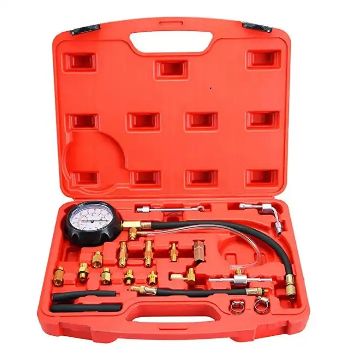 car meter tools fuel injector fuel pump Pressure Tester Gauge Kit engine compressor tester for car