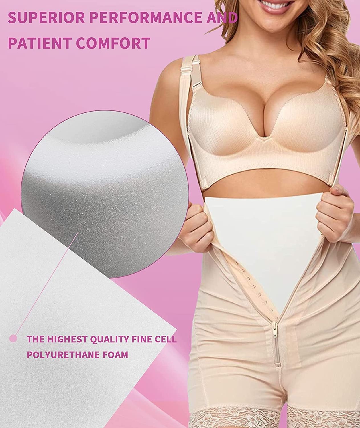 3 Pack Lipo Foam Post-surgical Ab Board Flattening Abdominal Compression Bbl Board For Using Foam Pads For Recovery