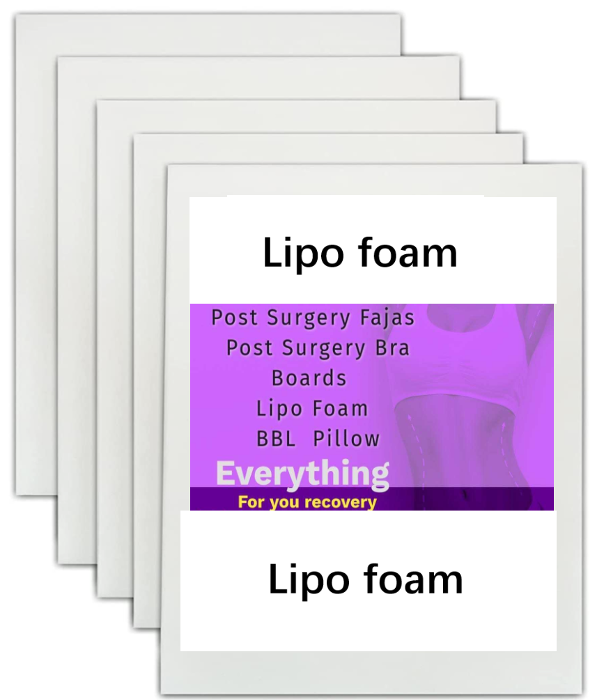 3 Pack Lipo Foam Post-surgical Ab Board Flattening Abdominal Compression Bbl Board For Using Foam Pads For Recovery