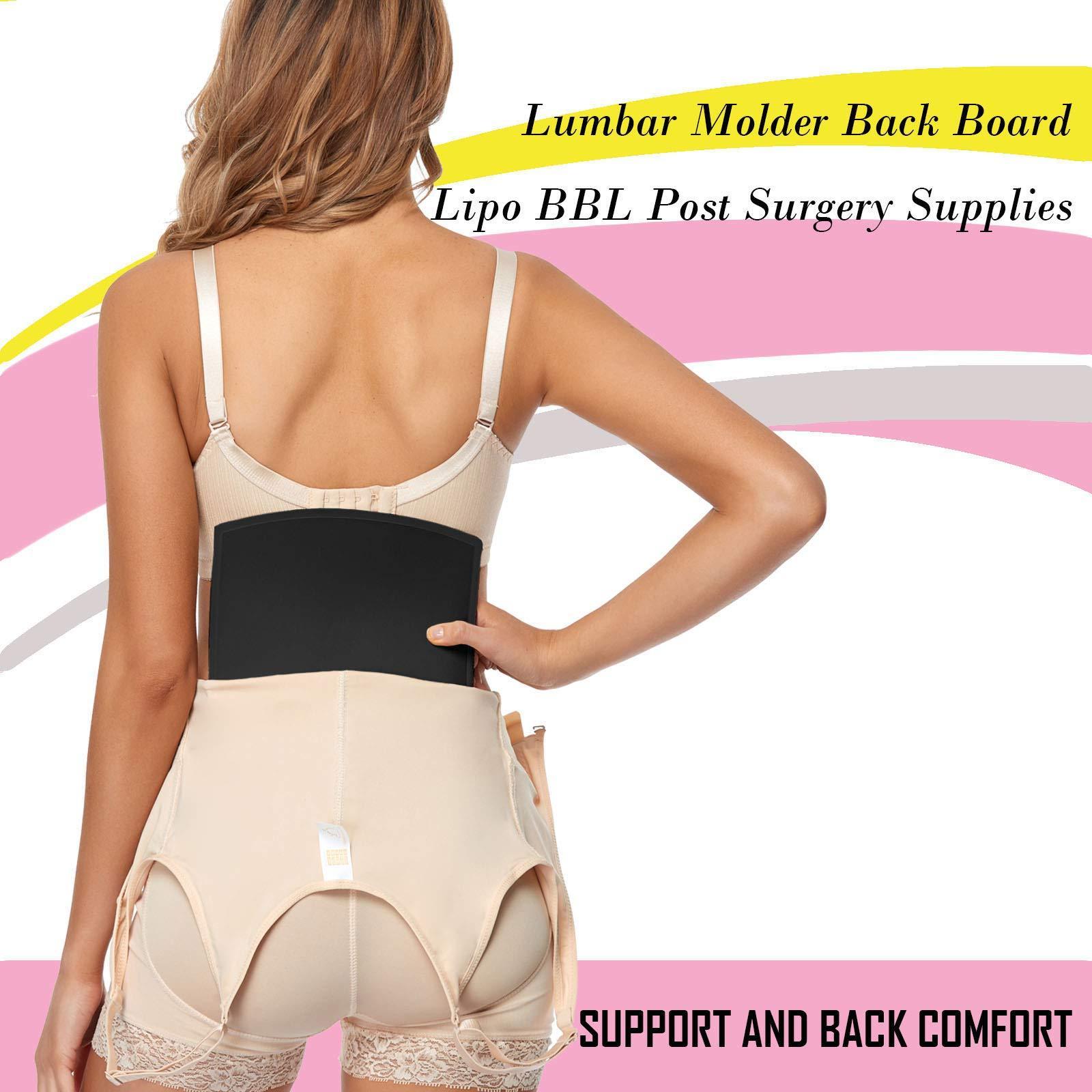 Lipo Foam 3 Pack Bbl Backboard Lumbar Compression Fajas Ab Foams Boards Surgery Supplies Recovery Compression Garments Bodysuit