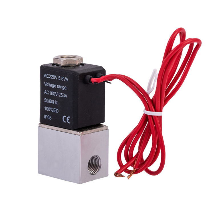 Pneumatic solenoid Valve Air compressor solenoid valve Electric Solenoid Valve 1/8