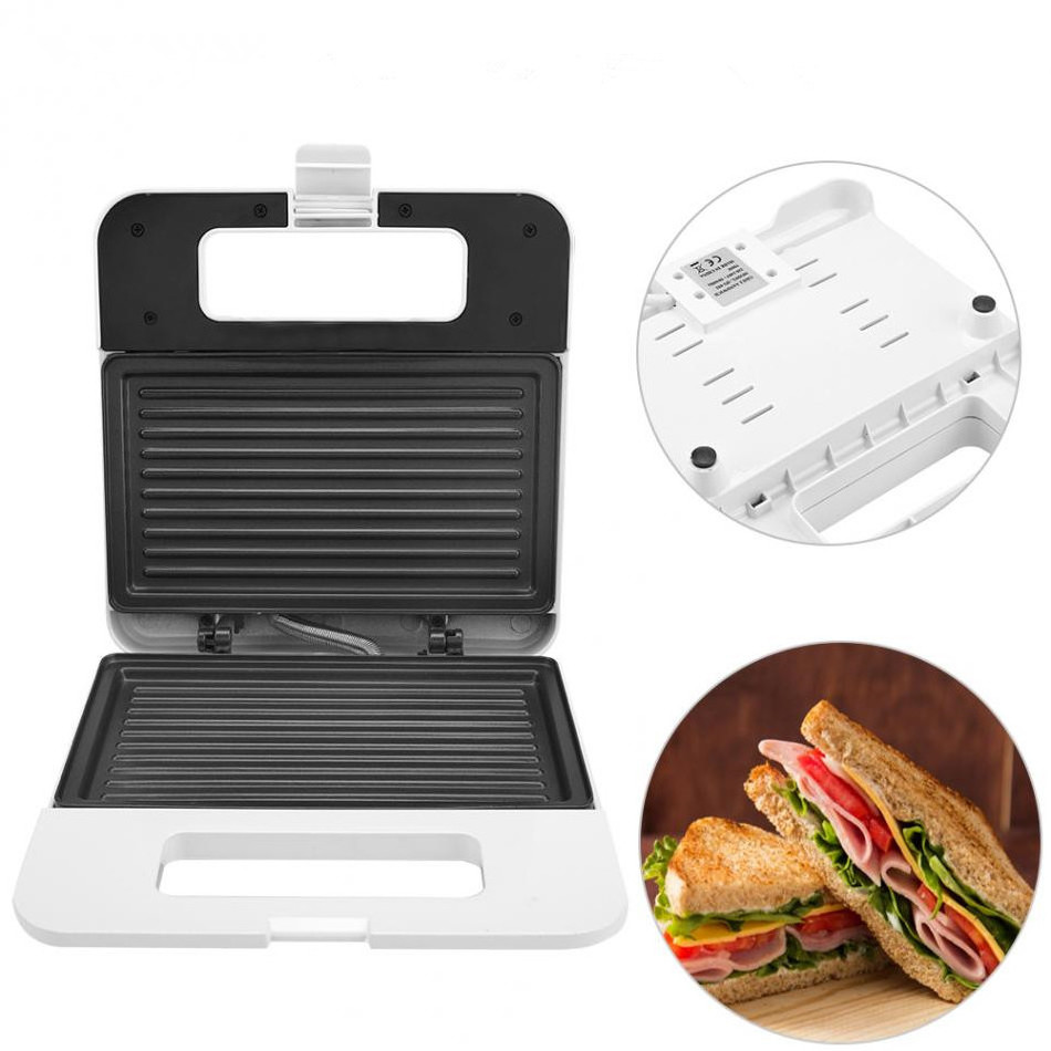 Mini Breakfast Waffles Maker Electric Waffles New Portable Mini Round Non-Stick 2 Slice Grill Sandwich Maker Toaster