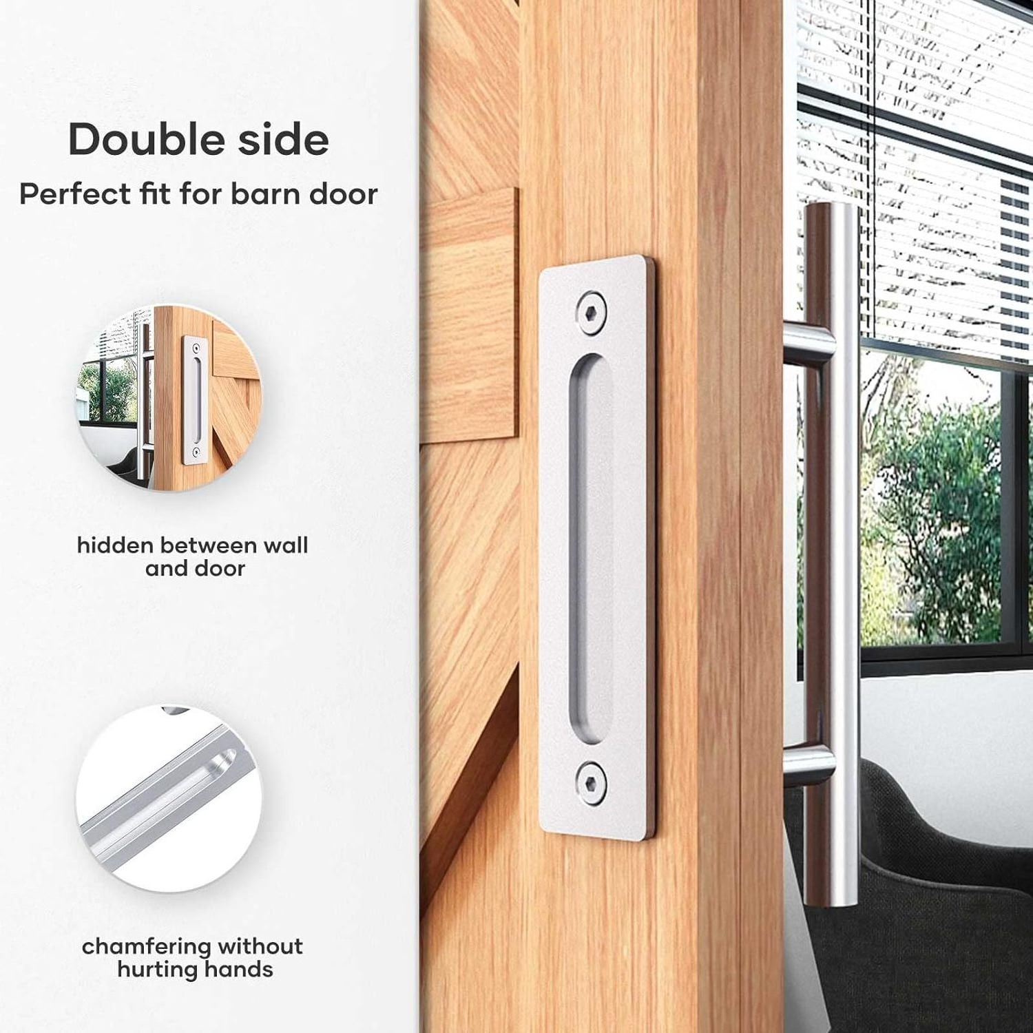 304 stainless steel satin office glass door handle lock push and pull plate door interior lever hardware barn door handle