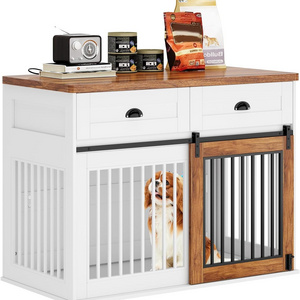 Indoor Dog House with Sliding Barn Door and Lock Rustic Sliding Barn Door Tv Stand