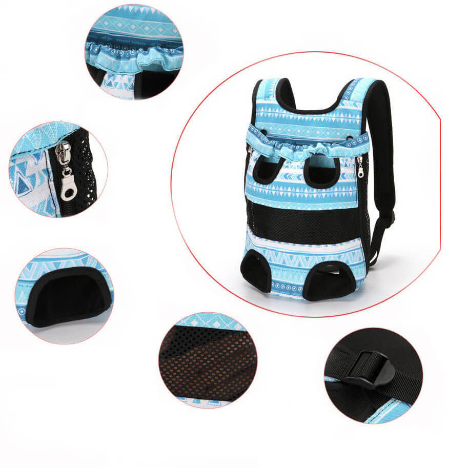 BOTO Best selling pet backpack Thickened back dog go out portable dog backpack warm chest pet cat bag