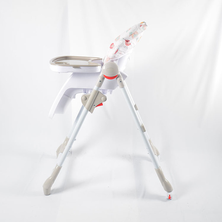 custom environment friendly plastic feeding baby high chair without casters