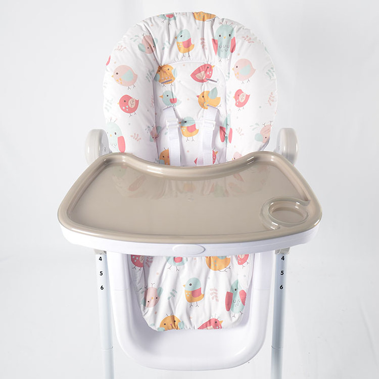 custom environment friendly plastic feeding baby high chair without casters