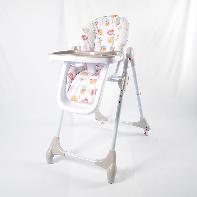 custom environment friendly plastic feeding baby high chair without casters