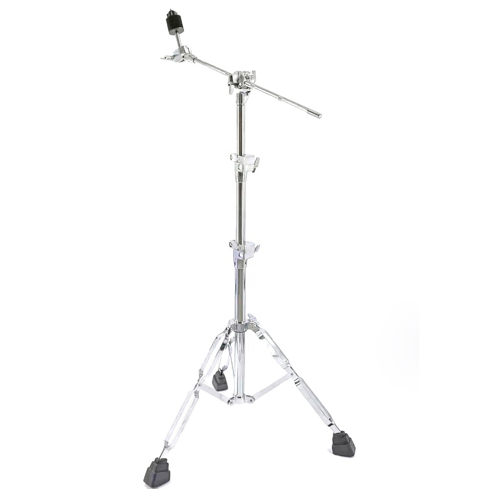 Cymbal boom stand with omni ball