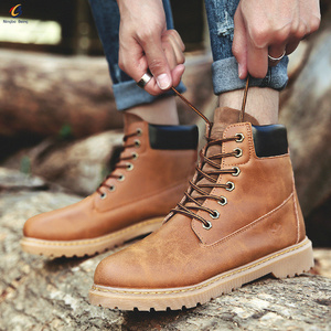 Wholesale hiking shoes safety cowboy boots women men work cowboy men's walking shoes