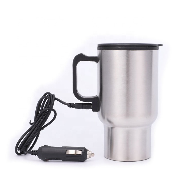 Most Popular 450ML Stainless Steel USB Travel Cooking Charger Heated Car Electric cup kettle