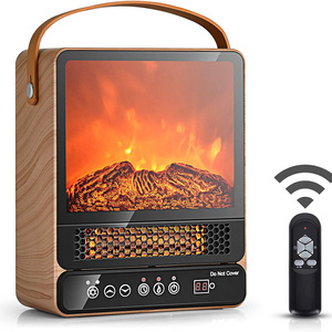 mini Portable LED display 12 hour programmable timer 1500W Wire heat element Heater electric fireplace