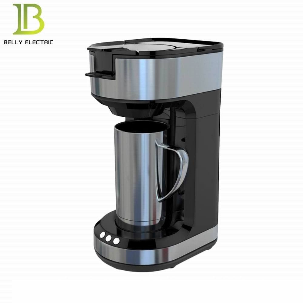 ETL Approved 3 in one accept coffee Ground and k cup capsule berw cappuccino milk frother Flavored single serve Coffee Maker