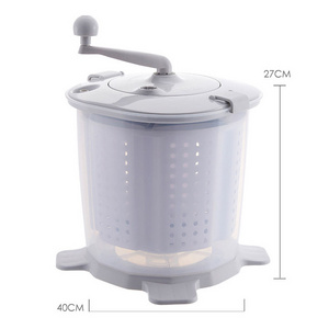 High Capacity Plastic Portable Mini Small Size Hand Manual Washing Machine With Spin Dry Machine