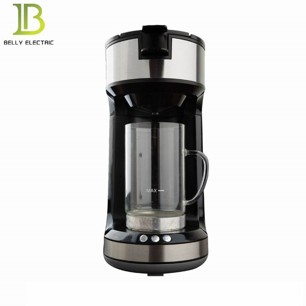 ETL Approved 3 in one accept coffee Ground and k cup capsule berw cappuccino milk frother Flavored single serve Coffee Maker