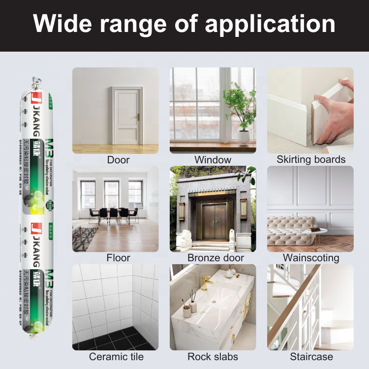 Free Sample Copper Door Glue Ms Structural Adhesive Silicone Sealant