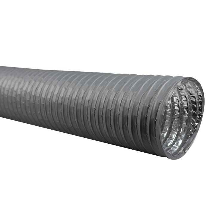 Single layer combi pvc aluminum flexible air duct for HVAC systems