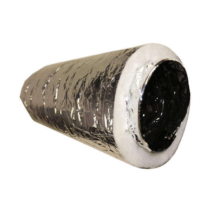Polyester insulated aluminum foil flexible air duct for ventilation ...