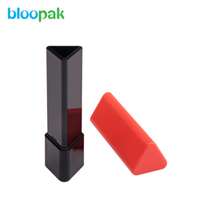 Hot selling velvet matte glitter lipstick container,colorful cosmetics empty refillable lipstick tube