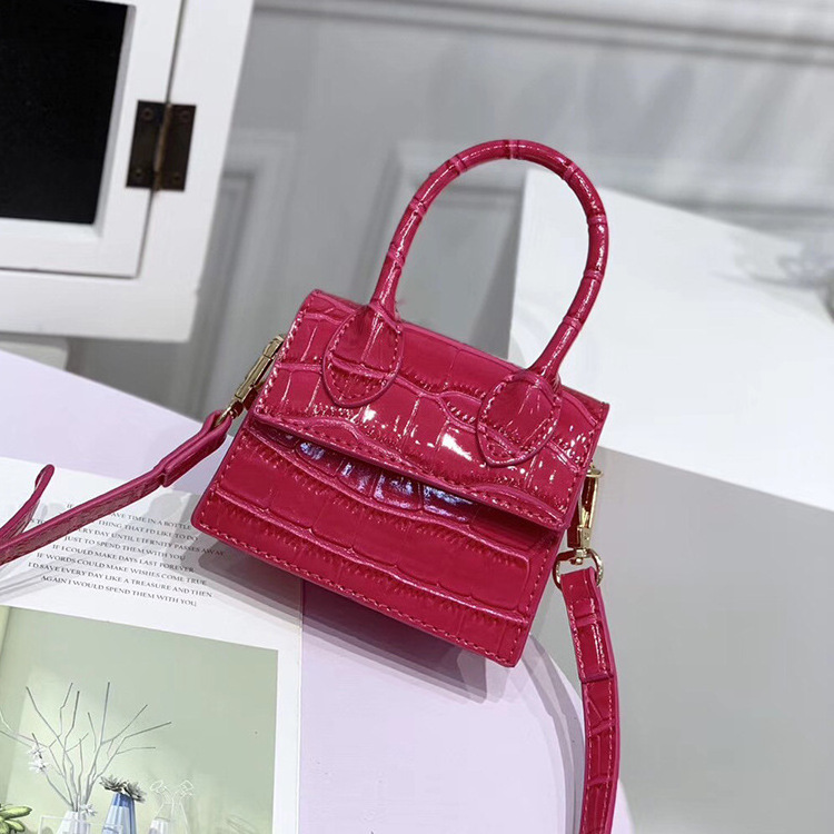 2024 Luxury Mini Women Patent Leather Handbags Ladies Small Shoulder Crossbody Hand Bags Purses and Handbags for Women Bags PU