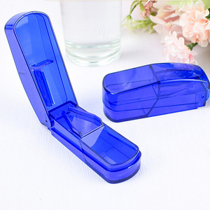 Pill Cutter Crushers & Splitters Portable Plastic Pill Cutter Tablet Cutter Divider Medicine Organizer ABS High Grade