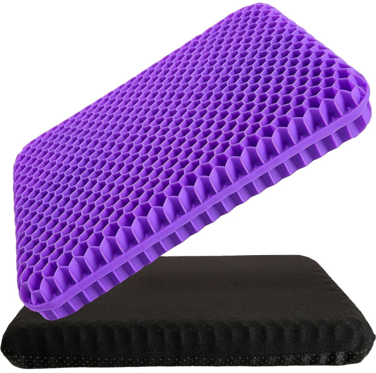 Square Cooling Egg Seat Cushion Car Honeycomb Gel Seat Cushion Customize Color Silicone Gel Seat Cushion