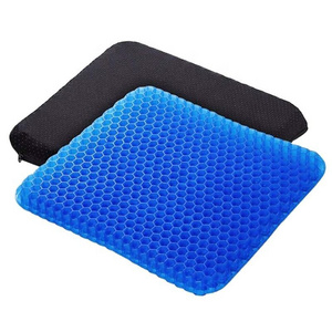 Square Cooling Egg Seat Cushion Car Honeycomb Gel Seat Cushion Customize Color Silicone Gel Seat Cushion