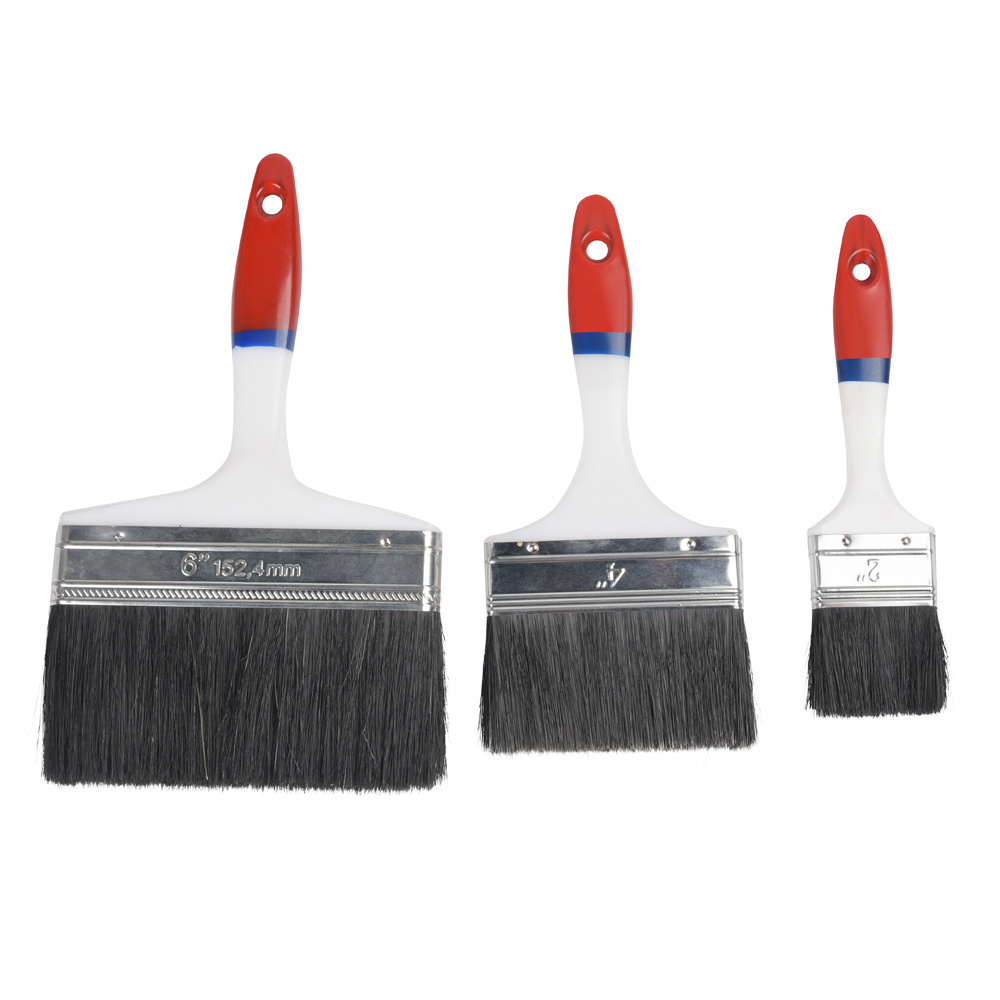 Flat Paint Brush Paint A Wall Natural Bristle Brush Flat Paint Brush With Soft Hair And Wooden Handle